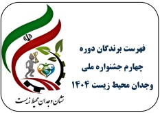 فهرست برندگان دوره چهام جشنواره جایزه ملی وجدان محیط زیست 1404