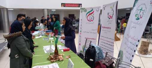 غرفه انجمن در دانشگاه آراد واحد شمال